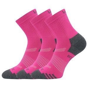 VOXX® ponožky Boaz magenta 3 pár 35-38 EU 120133