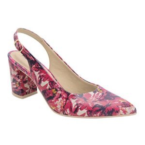 Piccadilly 745145-1 Dámské sandály na podpatku růžové 38