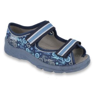 BEFADO 969X159 chlapecké sandálky modré MOTO 29 969X159_29