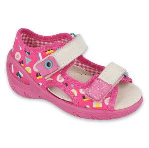 BEFADO 065P153 SUNNY dívčí sandálky růžové 23 065P153_23