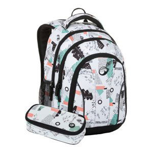 Bagmaster SUPERNOVA 21 A studentský set - světlý bílá 34 l 191684