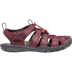 KEEN Clearwater CNX Leather W Dámské sandály wine/red dahlia 37 10011673KEN01S65