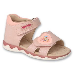 BEFADO 170P093 dívčí sandálky STAR růžové 22 170P093_22