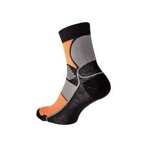 KNOXFIELD BASIC Ponožky černá / oranžová 45-46 03160040C1745