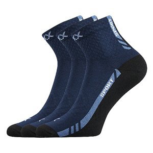 VOXX ponožky Pius tmavě modrá 3 pár 35-38 101762
