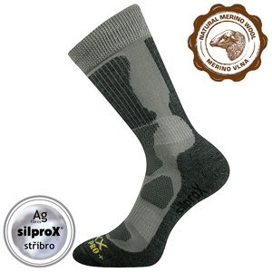 VOXX ponožky Etrex světle šedá 1 pár 35-38 102865