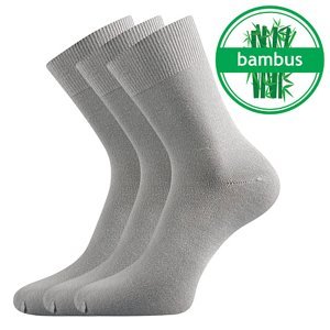LONKA® ponožky Badon-a světle šedá 3 pár 47-50 100170