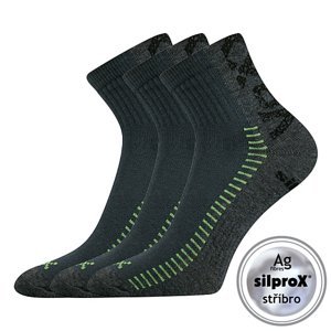VOXX ponožky Revolt tmavě šedá 3 pár 35-38 102238