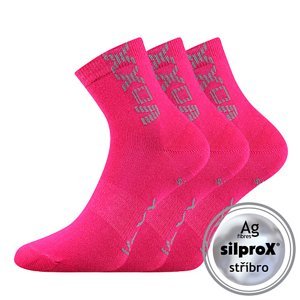 VOXX ponožky Adventurik magenta 3 pár 25-29 100018