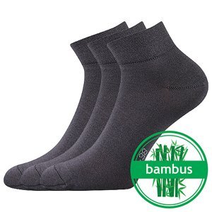 LONKA ponožky Raban tmavě šedá 3 pár 35-38 108719