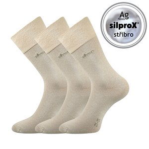 LONKA ponožky Desilve béžová 3 pár 35-38 100530