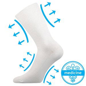 LONKA ponožky Oregan bílá 1 pár 35-38 108554
