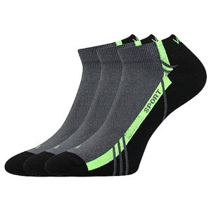 VOXX® ponožky Pinas tmavě šedá 3 pár 35-38 113272