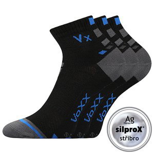 VOXX ponožky Mayor silproX černá 3 pár 35-38 101560