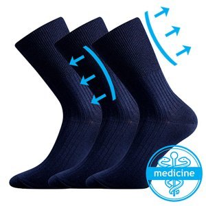 BOMA ponožky Zdrav. tmavě modrá 3 pár 49-50 102191