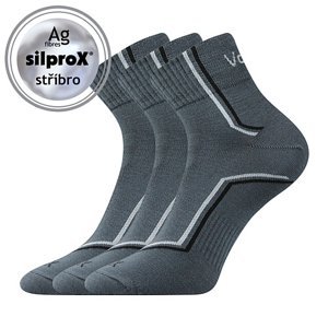 VOXX ponožky Kroton silproX tmavě šedá 3 pár 35-38 101423
