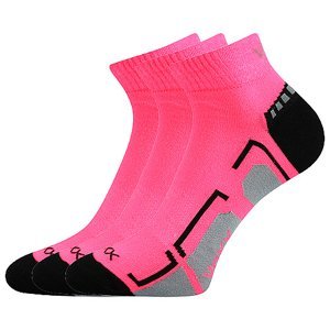VOXX ponožky Flashik neon růžová 3 pár 25-29 112837