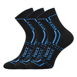 VOXX ponožky Franz 03 černá 3 pár 35-38 113593