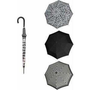Doppler Flex AC Fiber BlackWhite Dámský holový deštník vzor 2 740765BW02