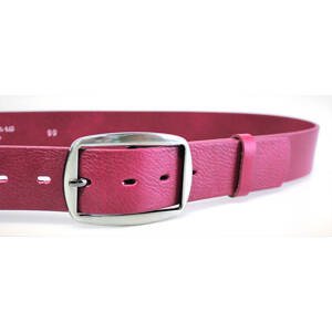 PENNY BELTS 11753 Dámský kožený opasek růžový 90cm