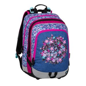 Bagmaster ALFA 20 A Školní batoh Blue / Pink / White 19 L 191501