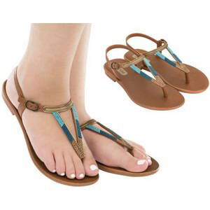 Grendha Cacau Rustic Sandal 17873-90269 Dámské sandály hnědé 35-36