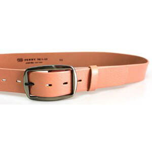 PENNY BELTS 117503 Dámský kožený opasek růžový 90cm