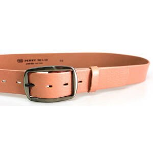 PENNY BELTS 117503 Dámský kožený opasek růžový 95cm