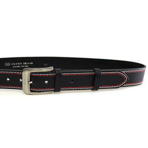 PENNY BELTS 02NKS-2-B-CV Pánský kožený opasek černý 110cm