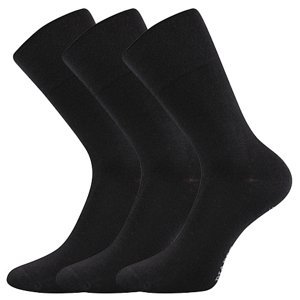LONKA ponožky Diagram černá 3 pár 39-42 115455