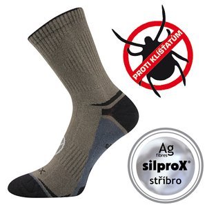 VOXX ponožky Optifan 03 khaki 1 pár 43-46 116437