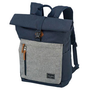 Travelite Basics Roll-up Backpack Navy/Grey 35 L TRAVELITE-96310-20