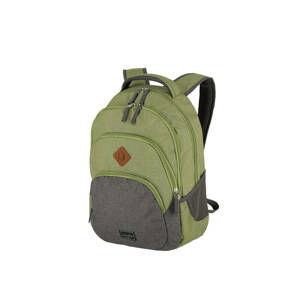 Travelite Basics Backpack Melange Green/grey 22 L TRAVELITE-96308-80