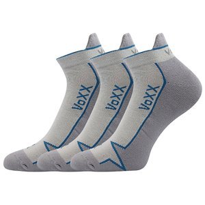 VOXX ponožky Locator A světle šedá 3 pár 35-38 103048