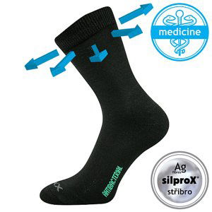 VOXX® ponožky Zeus zdrav. černá 1 pár 35-38 103896