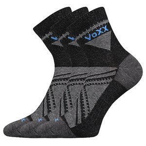 VOXX ponožky Rexon 01 černá 3 pár 35-38 117297