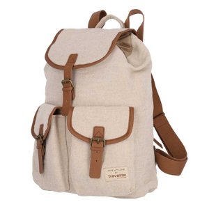 Travelite Hempline Clap Backpack Beige 9,7 L TRAVELITE-584-40