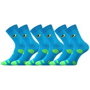 LONKA ponožky Twidorik modrá 3 pár 30-34 117470