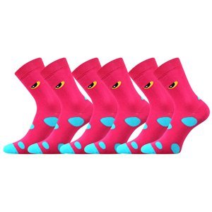 LONKA ponožky Twidorik růžová 3 pár 30-34 117471