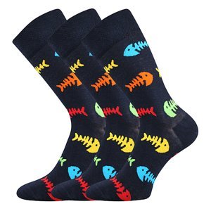 LONKA ponožky Twidor ryby 3 pár 43-46 117456