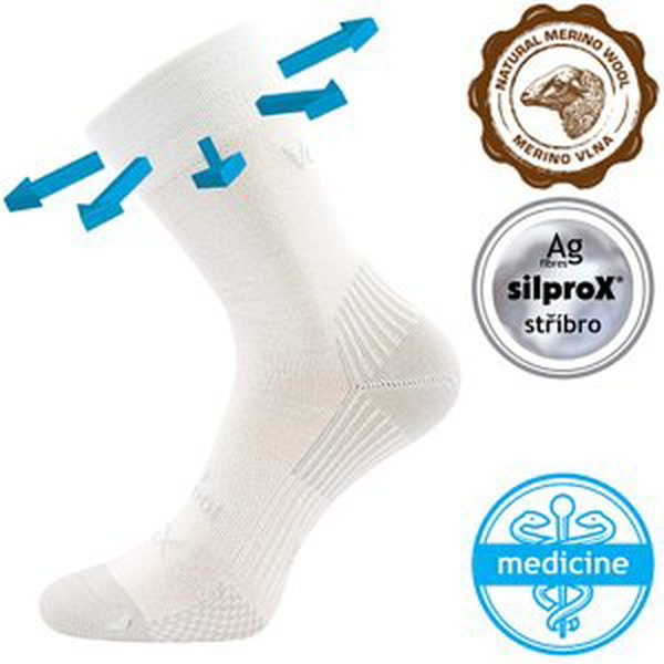 VOXX ponožky Optimus bílá 1 pár 35-38 117763