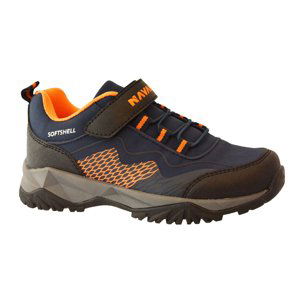 Navaho N7-509-27-02 Dětské softshellové boty modro / oranžové 28
