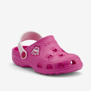 Coqui LITTLE FROG 8701 Dětské sandály Lt. fuchsia/Pale pink 27-28