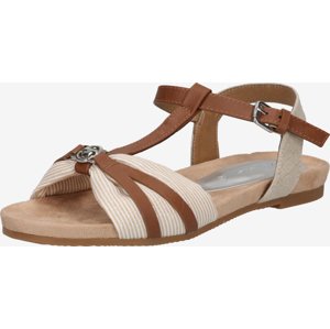 Tom Tailor 3292206 Dámské sandály beige / silver 38