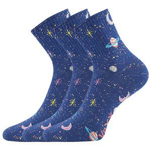 VOXX ponožky Agapi vesmír 3 pár 39-42 118740