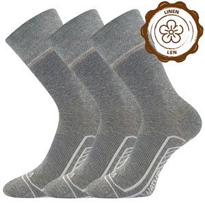 VOXX ponožky Linemul šedá melé 3 pár 35-38 118831