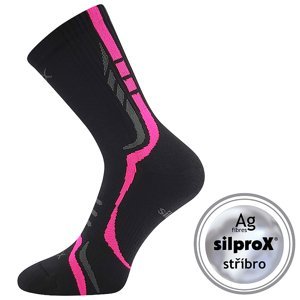 VOXX ponožky Thorx černá-růžová 1 pár 35-38 118256