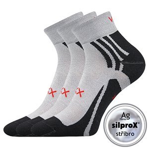 VOXX ponožky Abra sv.šedá 3 pár 35-38 112272