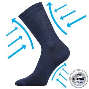 LONKA® kompresní ponožky Kooper tm.modrá 1 pár 39-42 109200