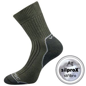 VOXX ponožky Zenith L+P tm.zelená 1 pár 41-42 103801